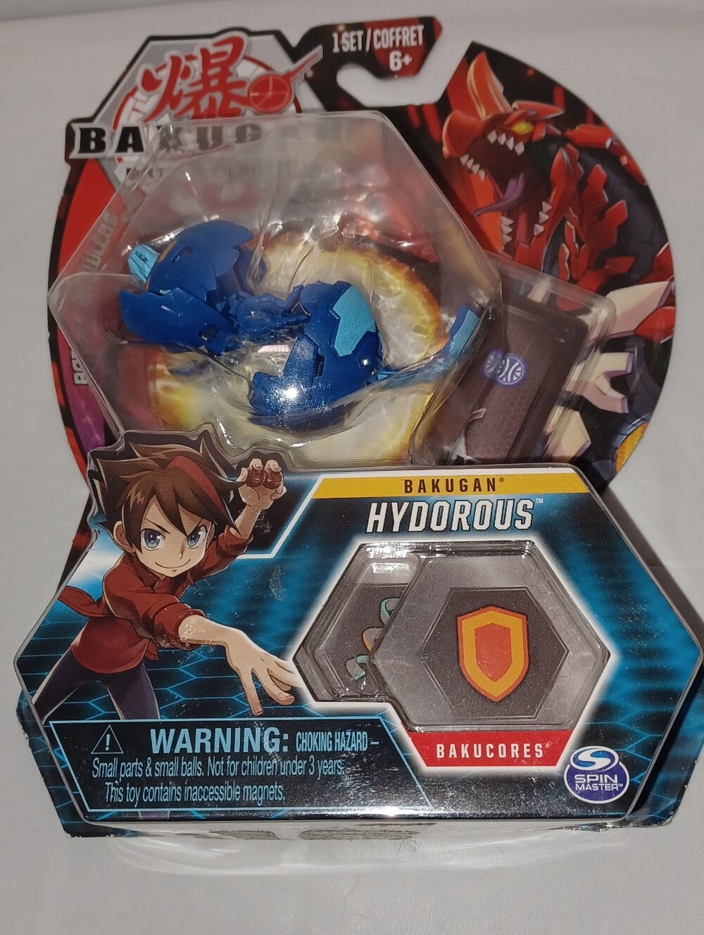 Spin Master Bakugan Battle Planet Hydorous Blue Bakugan with Bakucore